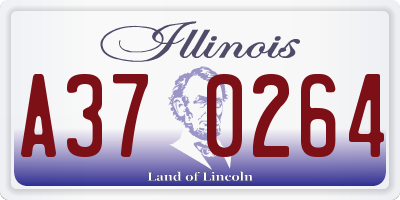 IL license plate A370264