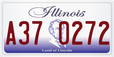 IL license plate A370272