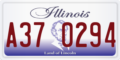 IL license plate A370294