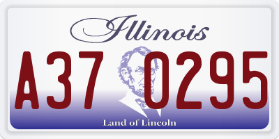IL license plate A370295