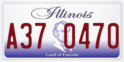IL license plate A370470