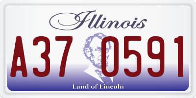 IL license plate A370591