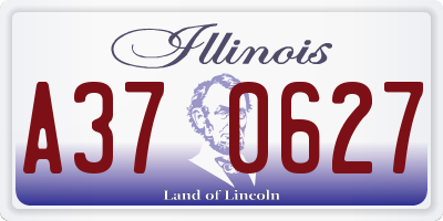 IL license plate A370627