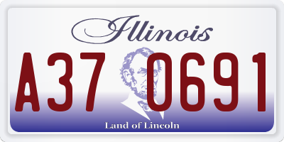 IL license plate A370691