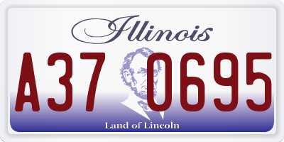 IL license plate A370695