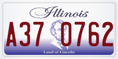 IL license plate A370762