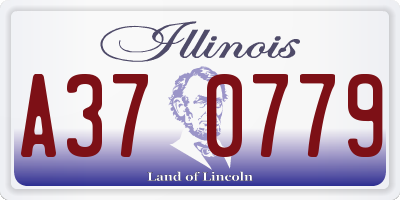 IL license plate A370779