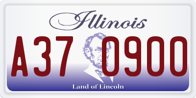IL license plate A370900