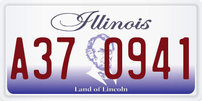 IL license plate A370941