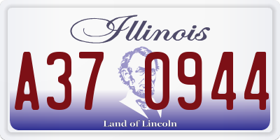 IL license plate A370944