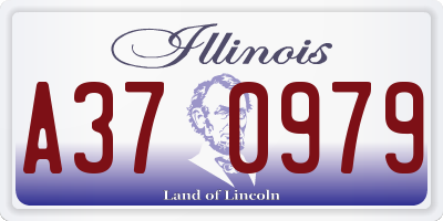 IL license plate A370979