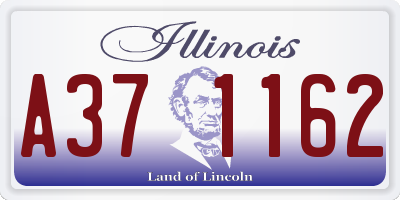 IL license plate A371162
