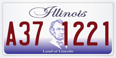 IL license plate A371221