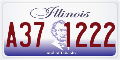 IL license plate A371222