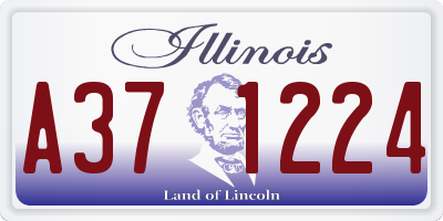 IL license plate A371224