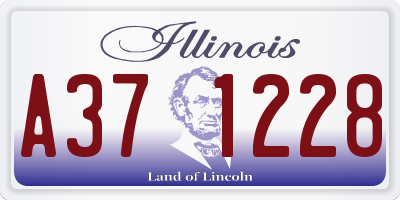 IL license plate A371228