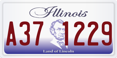IL license plate A371229