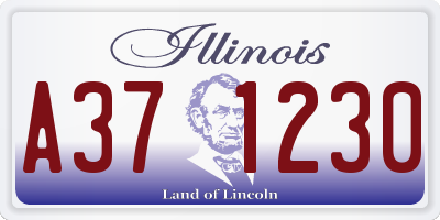 IL license plate A371230