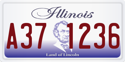 IL license plate A371236