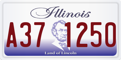 IL license plate A371250