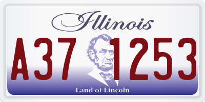 IL license plate A371253
