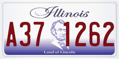 IL license plate A371262