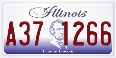 IL license plate A371266