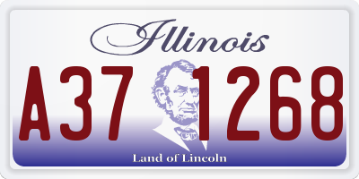 IL license plate A371268