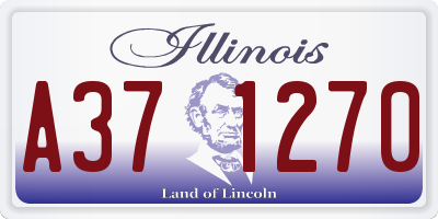 IL license plate A371270