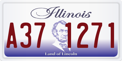 IL license plate A371271