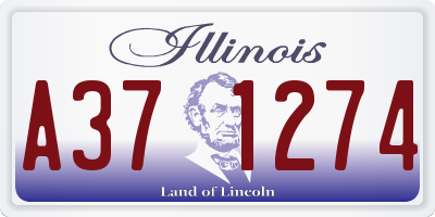 IL license plate A371274