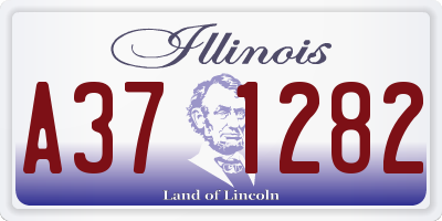 IL license plate A371282