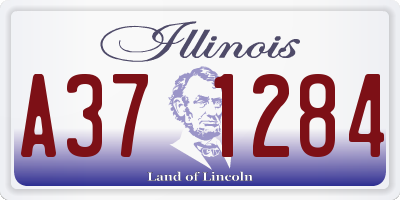 IL license plate A371284