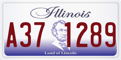 IL license plate A371289