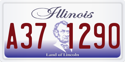 IL license plate A371290