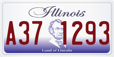 IL license plate A371293
