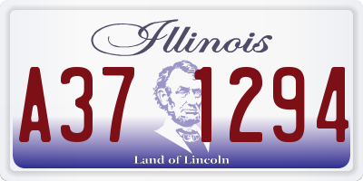IL license plate A371294