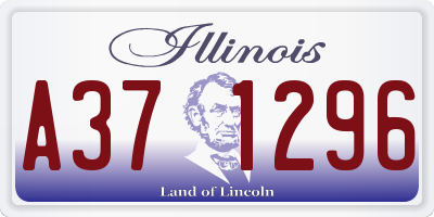 IL license plate A371296