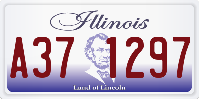 IL license plate A371297