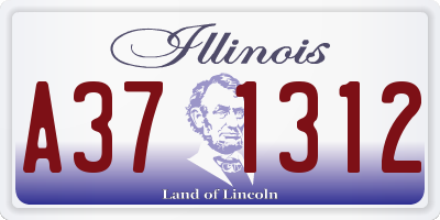 IL license plate A371312