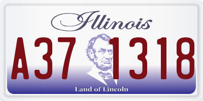 IL license plate A371318