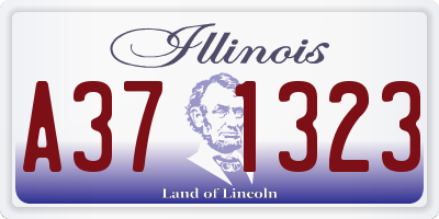 IL license plate A371323
