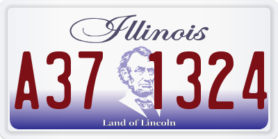 IL license plate A371324
