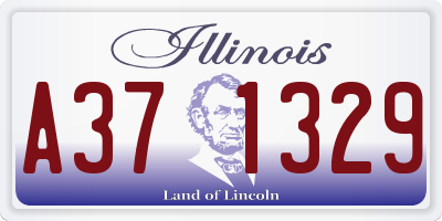 IL license plate A371329