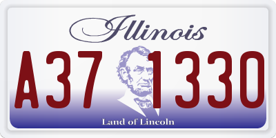 IL license plate A371330