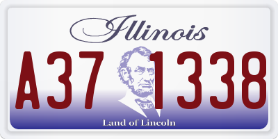 IL license plate A371338