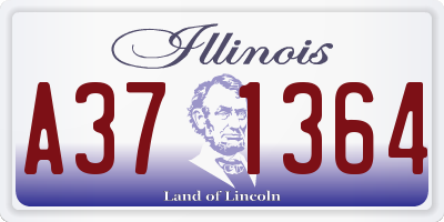 IL license plate A371364
