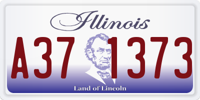 IL license plate A371373
