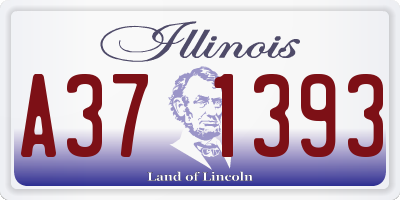 IL license plate A371393
