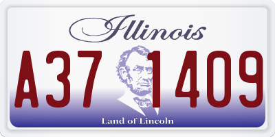 IL license plate A371409